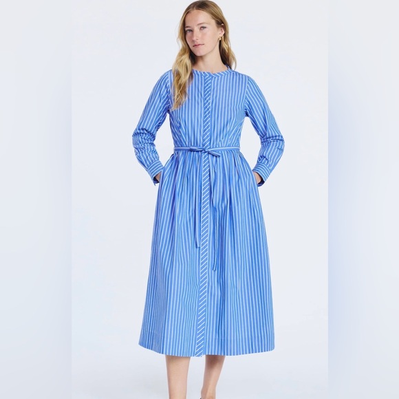 Free Assembly Dresses & Skirts - Blue Striped Maxi Dress